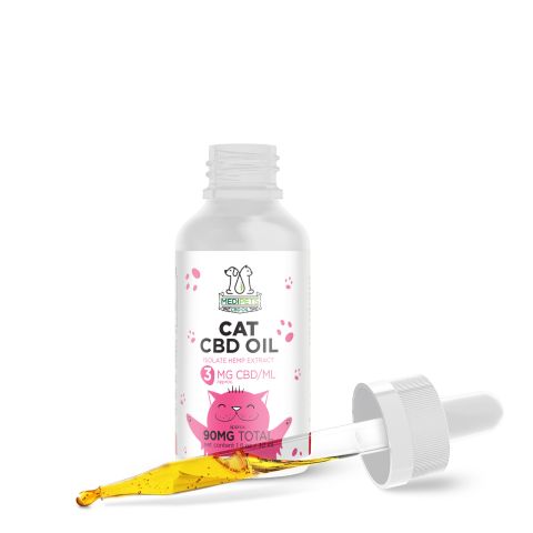 90mg CBD Pet Oils For Cats - MediPets - Thumbnail 3