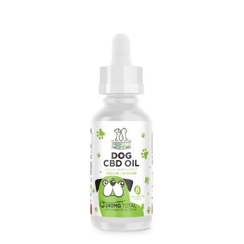 240mg CBD Pet Oils For Medium Dogs - MediPets - Thumbnail 2