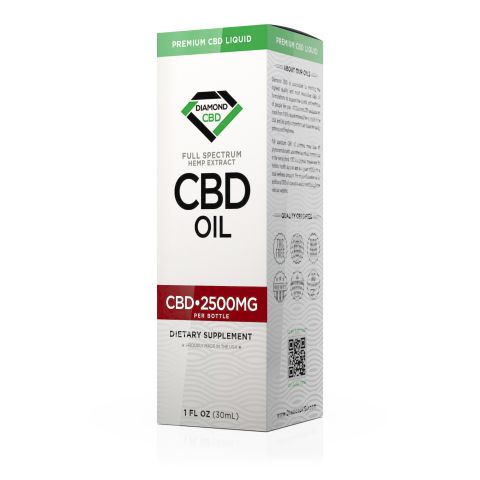 2,500mg Full Spectrum CBD Oil - Diamond CBD - Thumbnail 3