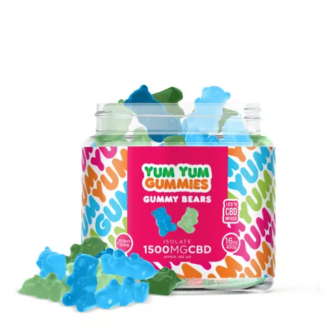 Diamond CBD Yum Yum Gummies 1500mg CBD Infused Gummy Bears $39.99 (reg $80)