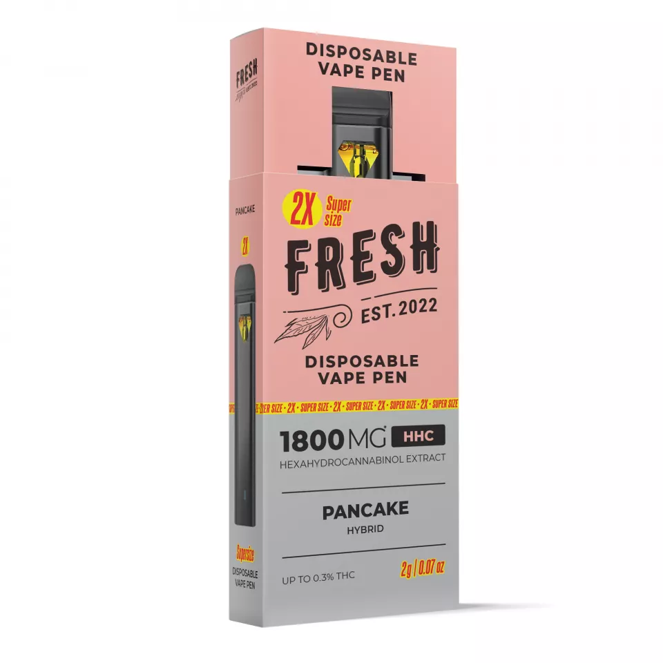 Pancake Vape Pen - HHC - Disposable - Fresh - 1800mg