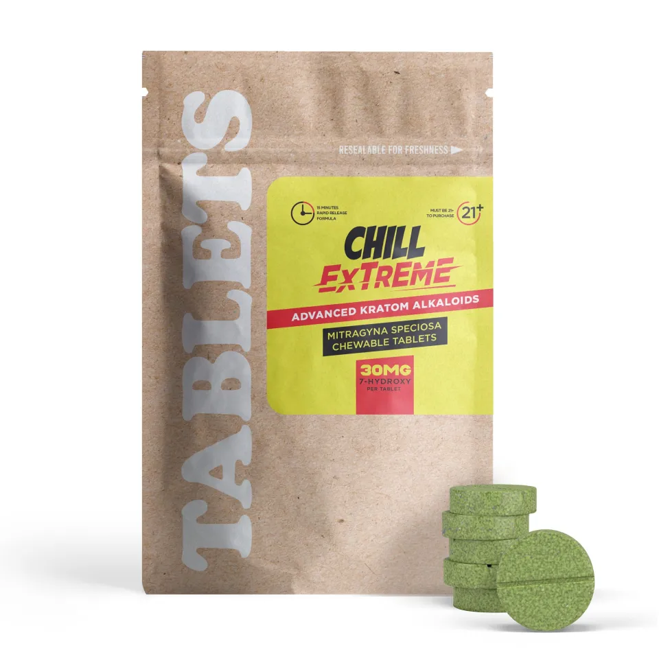 30mg 7-Hydroxy Tablets - Mint - Chill Extreme