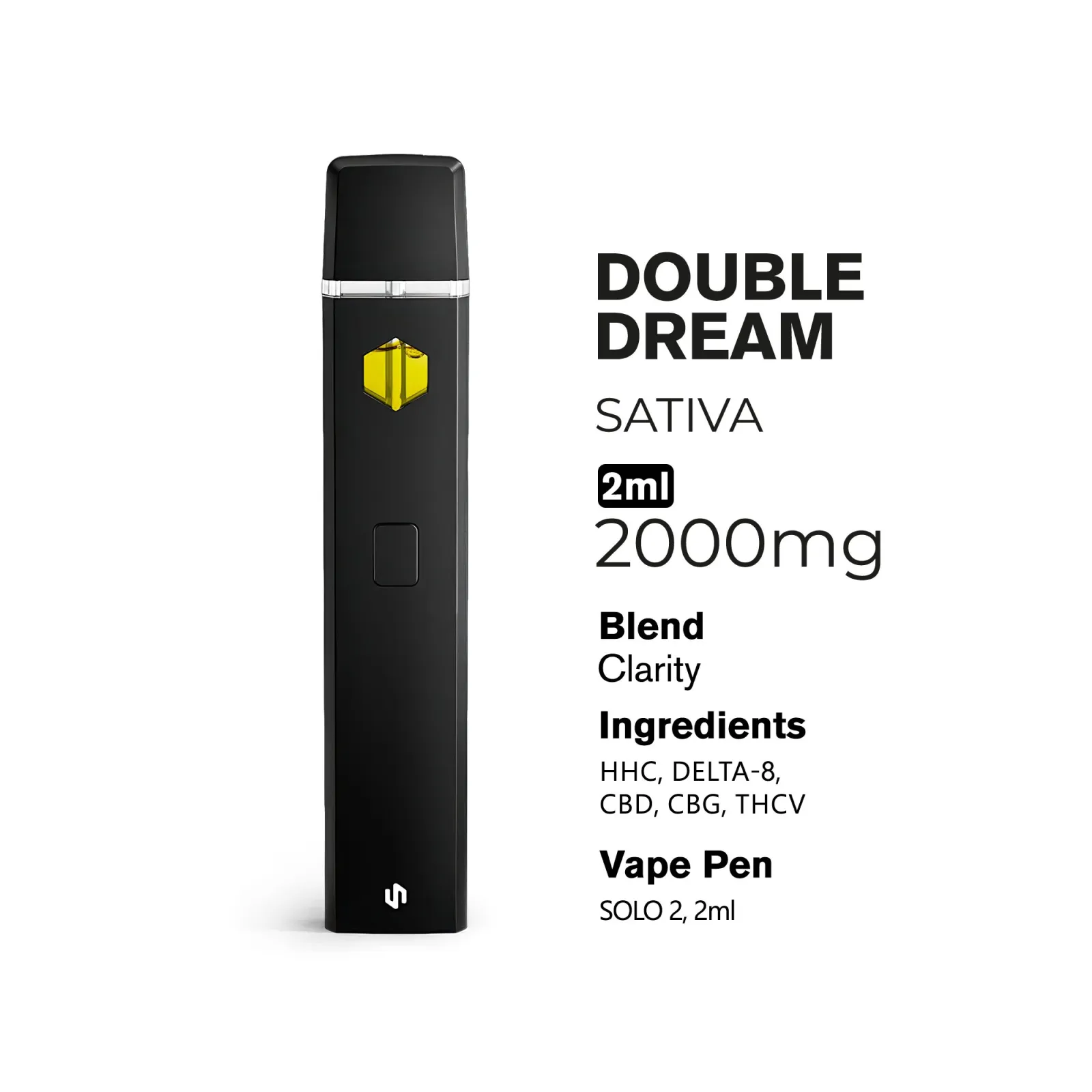 Clarity Blend - 2000mg Vape Pen - Sativa - 2ml