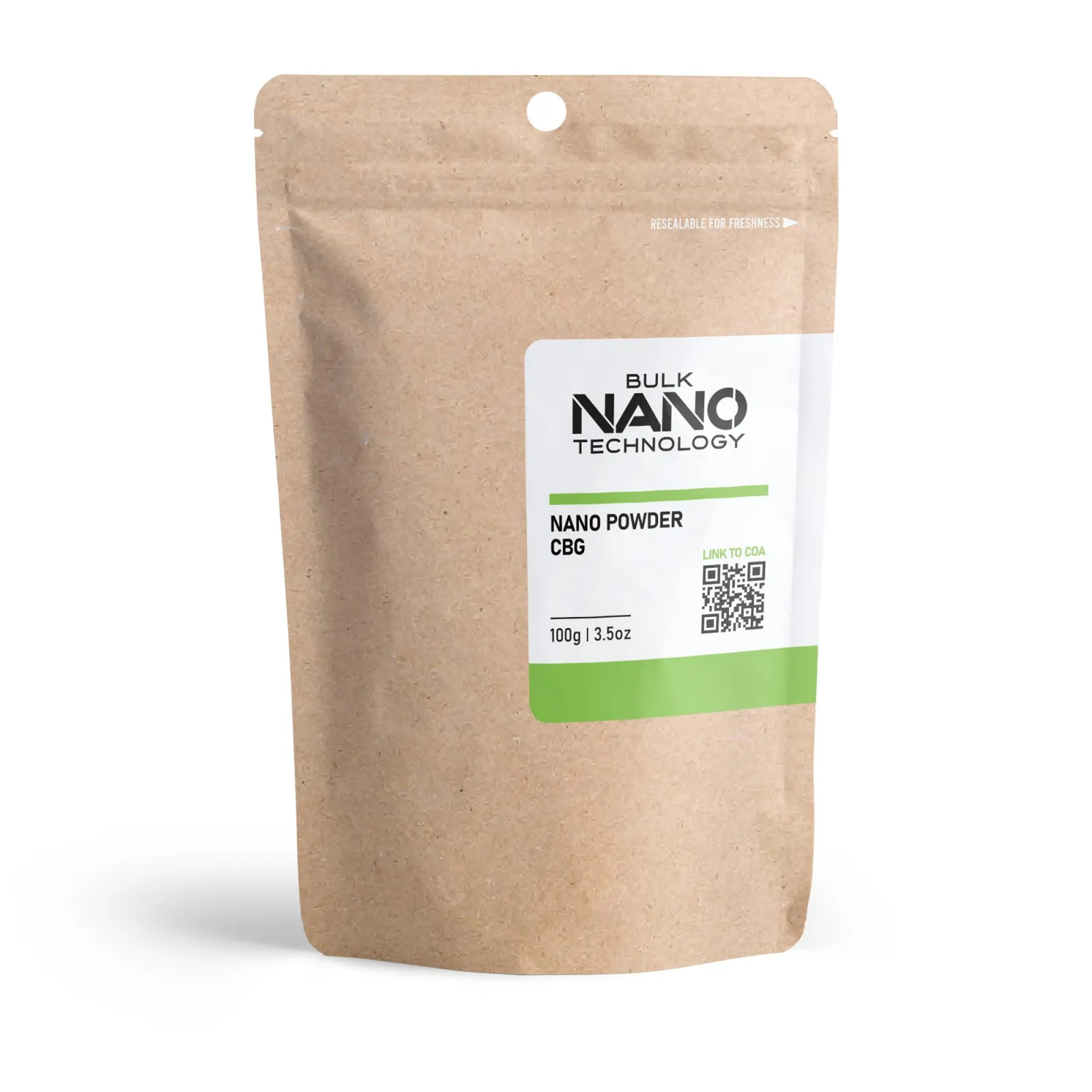 100g CBG Isolate Nano Powder - Bulk Nano Technology