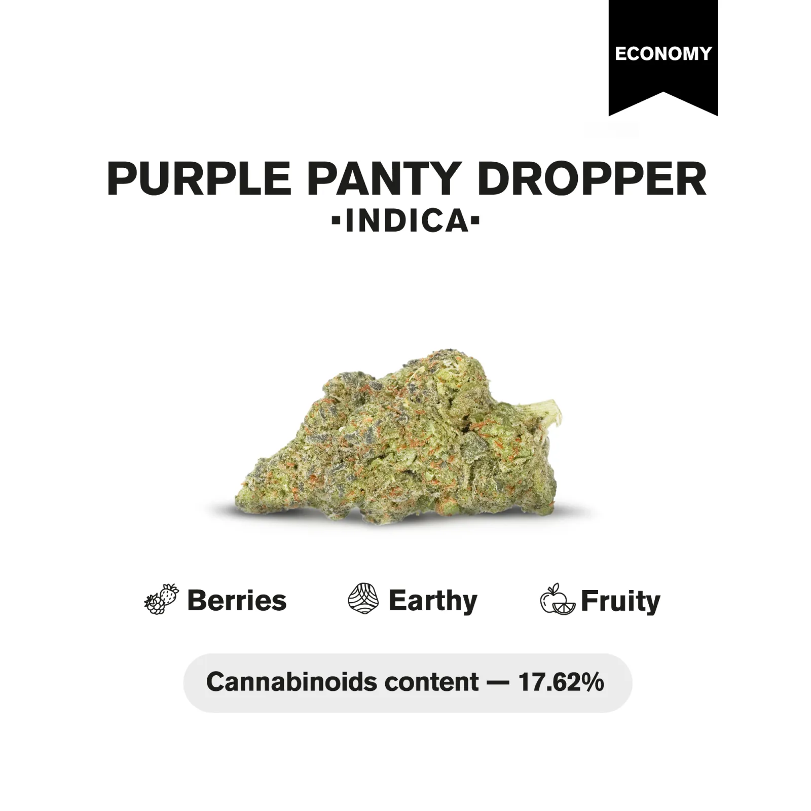 Purple Panty Dropper Flower - Indica - THCA