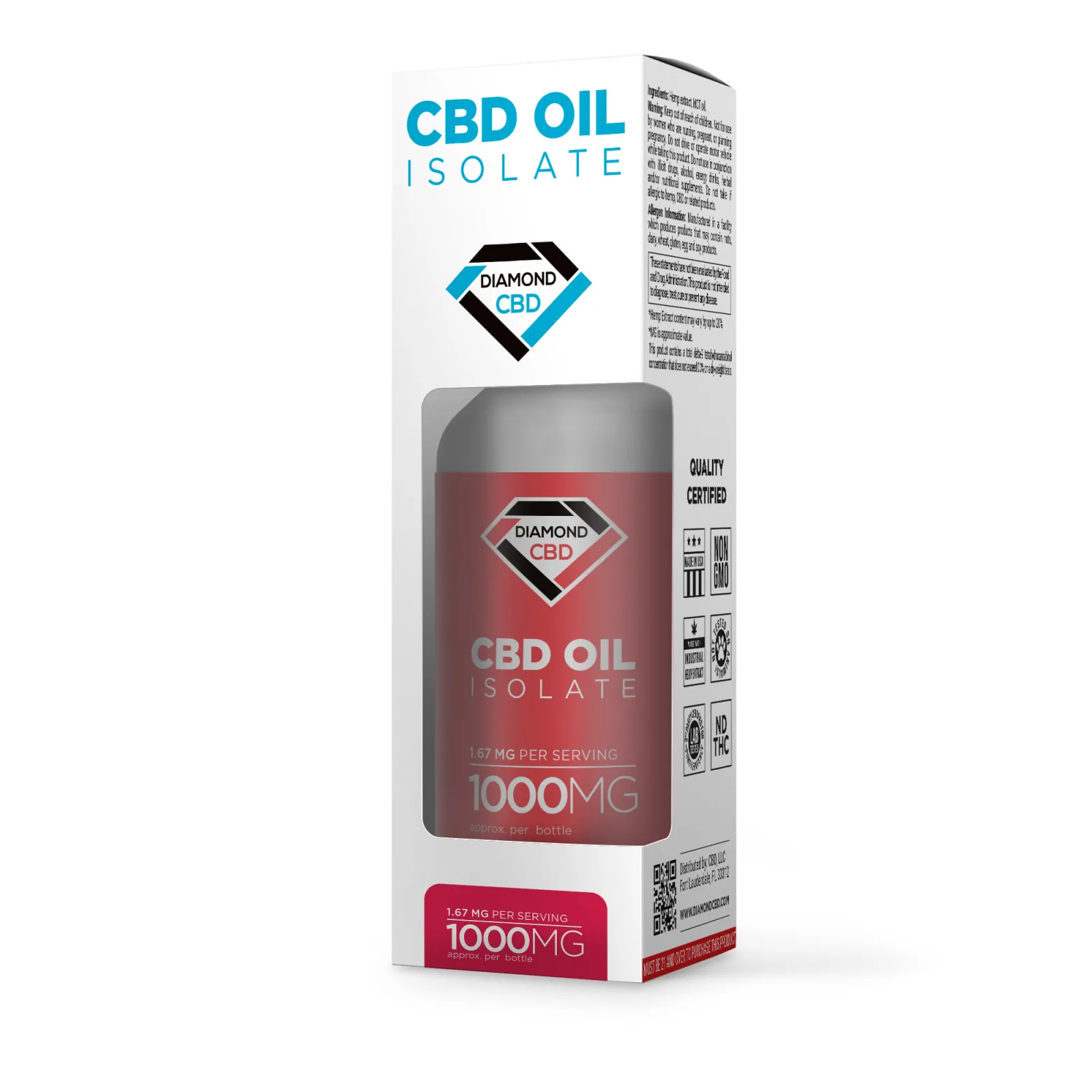 1000mg CBD Isolate Oil - Diamond CBD 1000mg CBD Isolate Oil - Diamond CBD