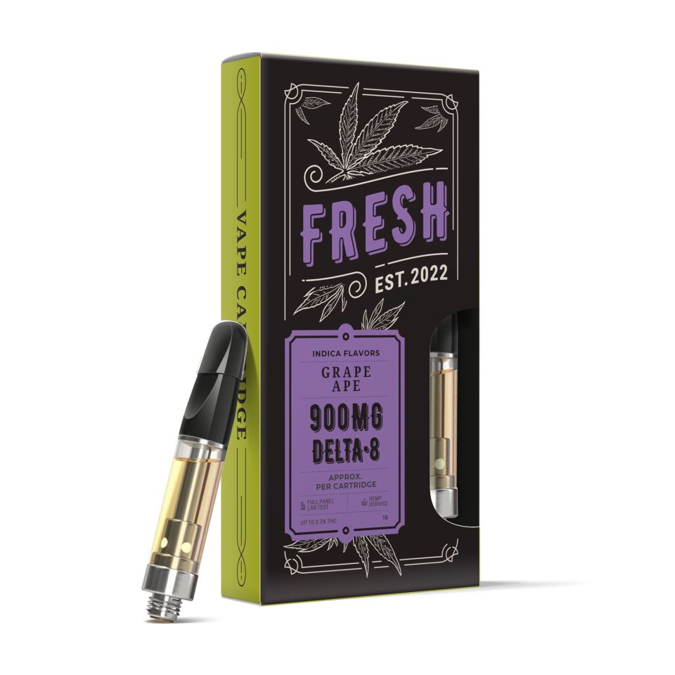 Grape Ape Vape Cart Delta 8 THC Fresh