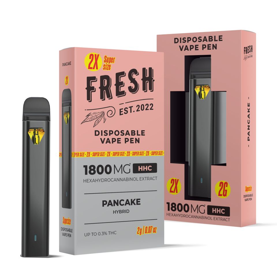 Pancake Vape Pen - HHC - Disposable - Fresh - 1800mg