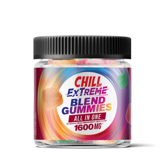 Chill Plus Extreme Blended Gummies - All in One - 1600MG