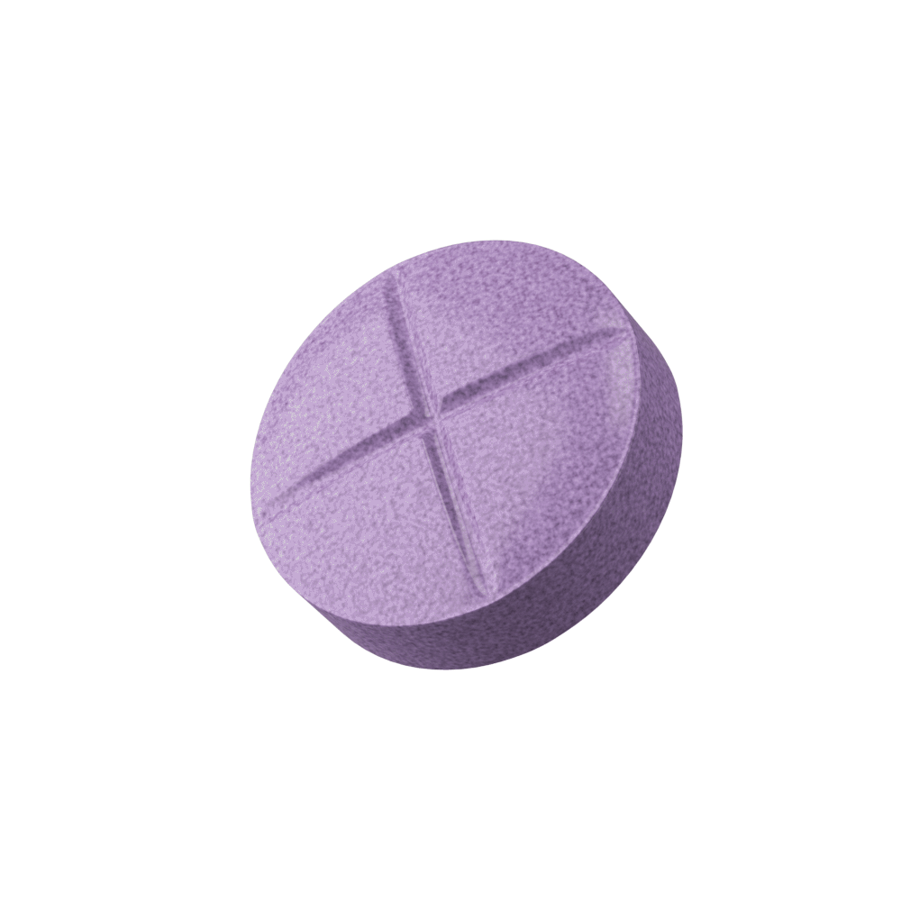 25mg Broad Spectrum CBD Tablets - Grape - Fresh - 5