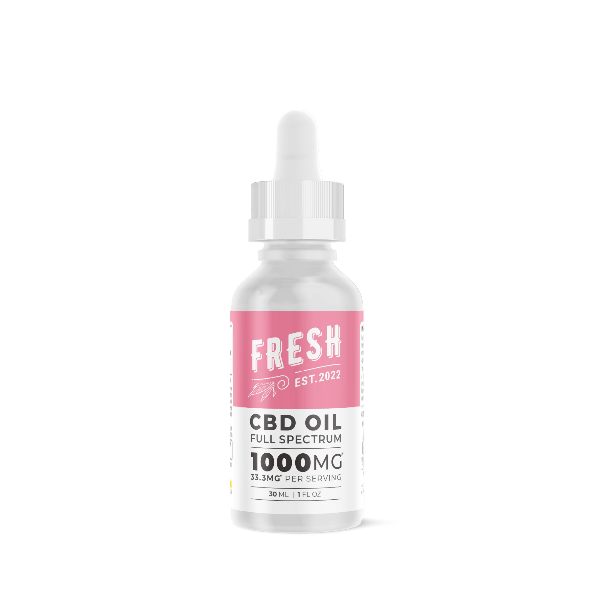 1,000mg Full Spectrum CBD Oil - Fresh