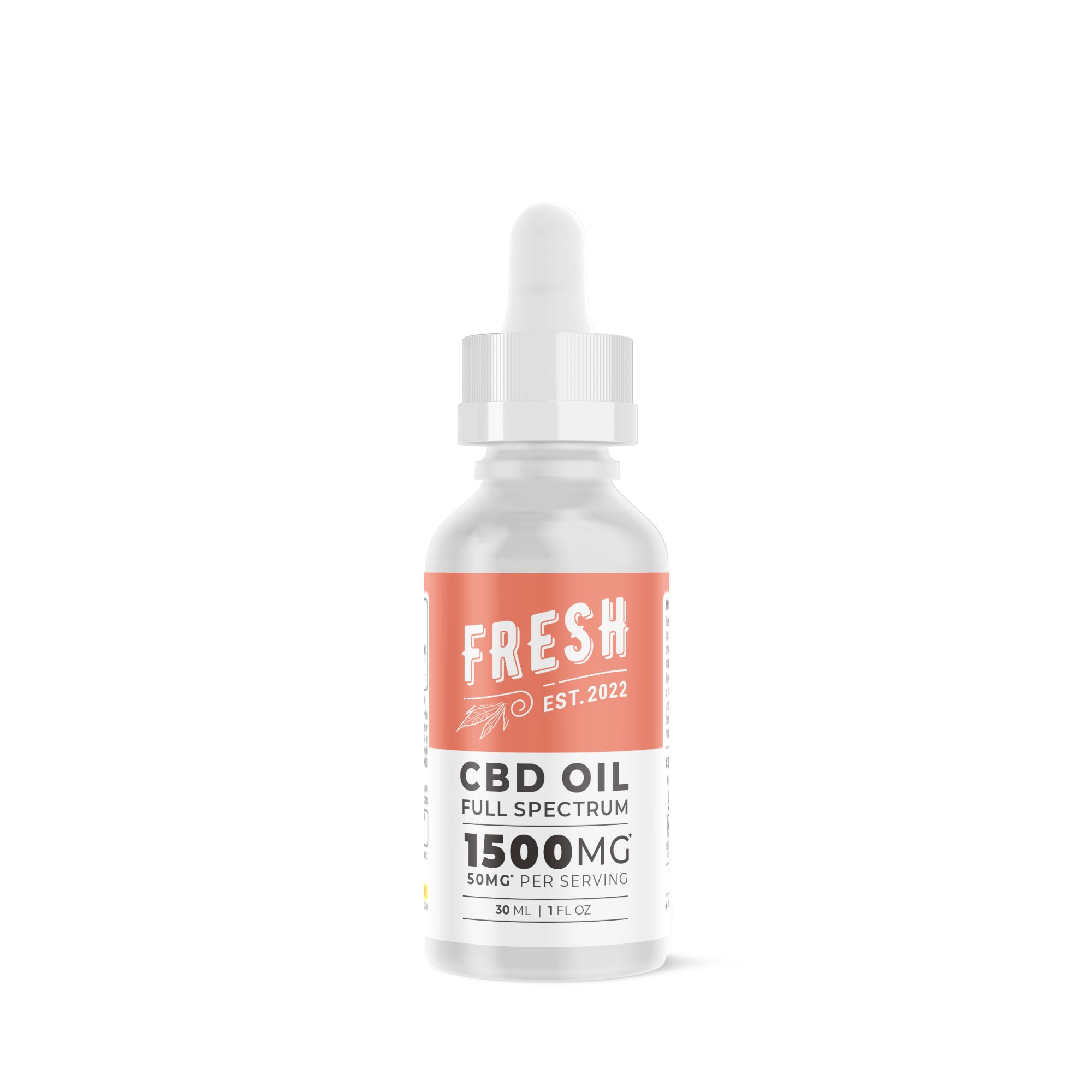 1,500mg Full Spectrum CBD Oil - Fresh