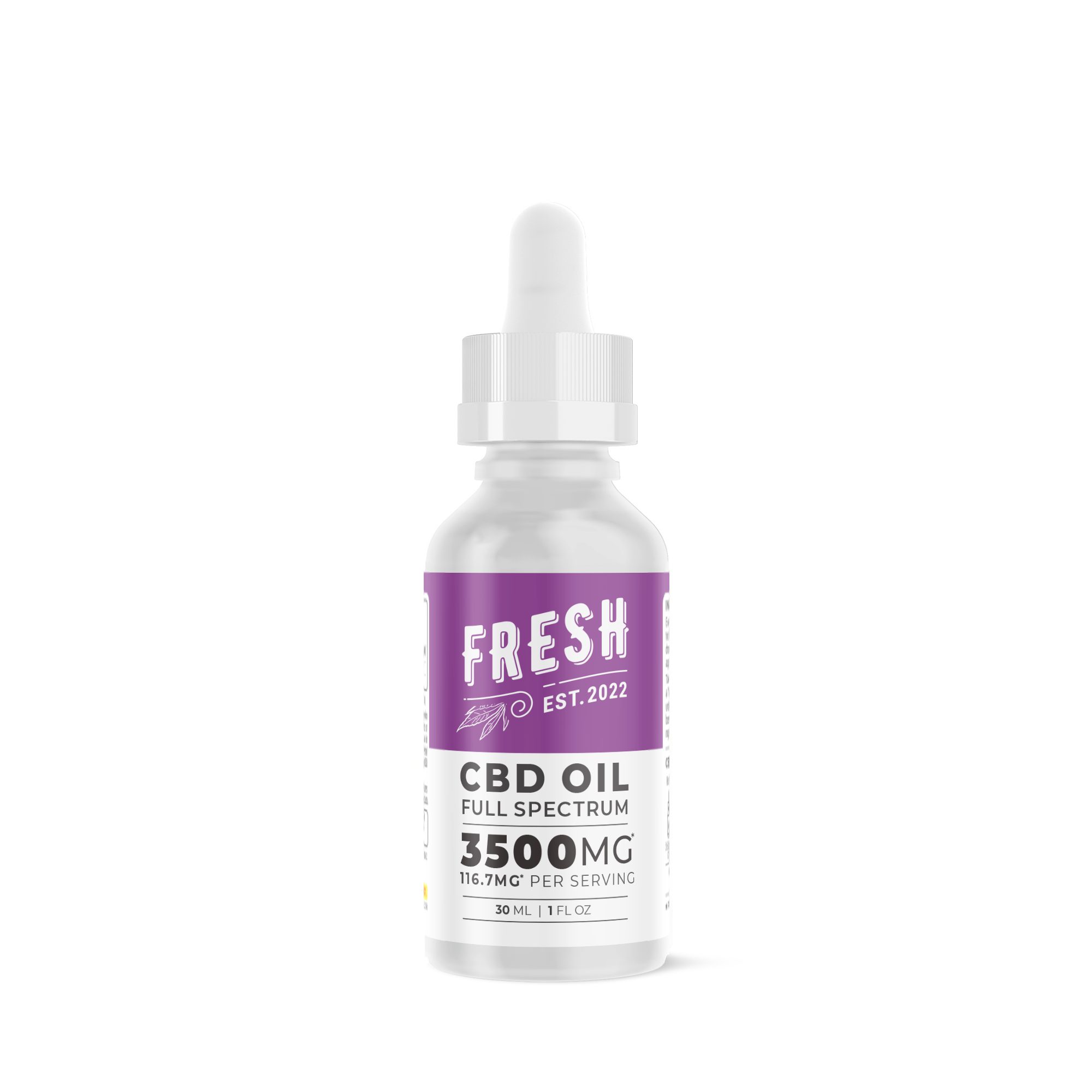 3,500mg Full Spectrum CBD Oil - Fresh