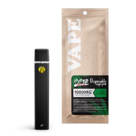 1000mg D10, D8 Vape Pen - Green Crack - Sativa - 1ml - Hyper