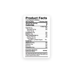 22.5mg Nootropic Mushroom Blend Gummies - Mushroom Blend - Fruity Mix - Hocus Pocus