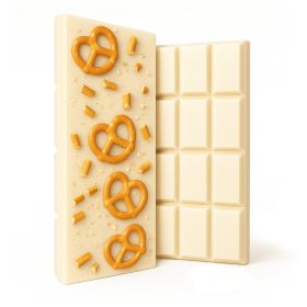 600mg White Chocolate & Pretzels Bar – Delta 8 – Chill Plus