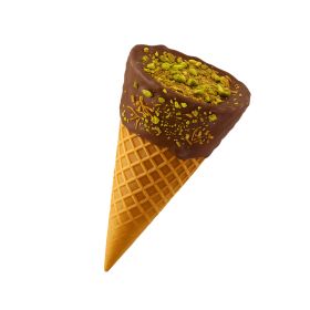 100mg Pistachio & Kadaifi + Milk Chocolate Waffle Cones - D8 & THCP - Chill Plus