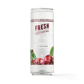 100mg Cherry THC Seltzer - D9 Nano - Fresh