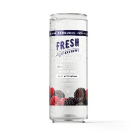 200mg Black Raz THC Seltzer - Delta 9 Nano - Fresh