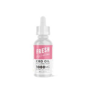 1,000mg Full Spectrum CBD Oil - Fresh