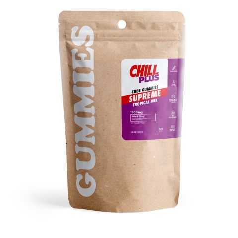 50mg Delta 8 Gummies - Tropical Mix - Chill Plus - Thumbnail 3