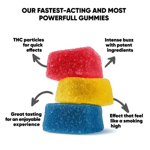 50mg Delta 8 Gummies - Tropical Mix - Chill Plus - Thumbnail 10