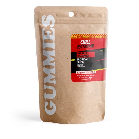 75mg Delta 8 Gummies - Tropical Mix - Chill Extreme - Thumbnail 3