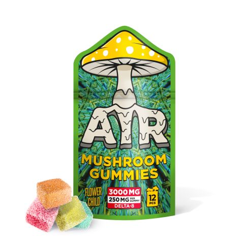 250mg D8 & Mushroom Blend Gummies - Flower Child - Air - Thumbnail 2