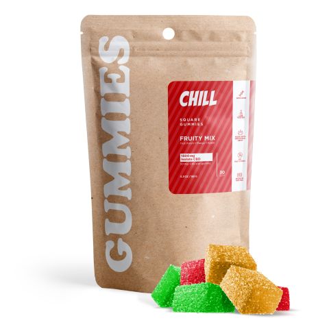 50mg CBD & CBD Isolate Gummies - Fruity Mix - Chill - Thumbnail 2
