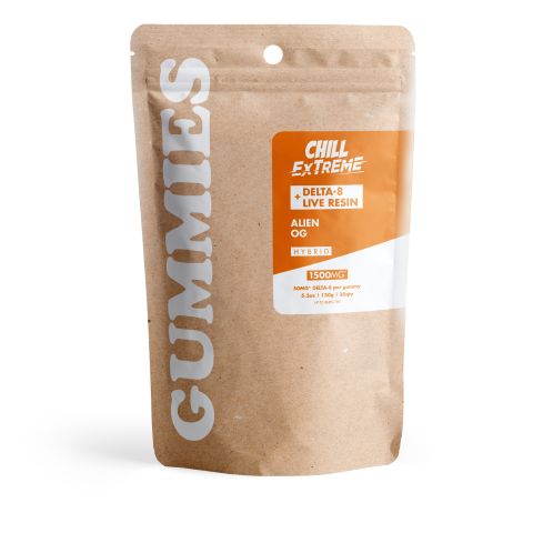 50mg D8 + Live Resin Gummies - Alien OG - Chill Extreme - Thumbnail 3