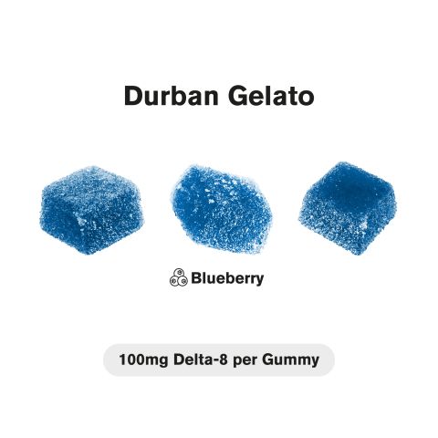 100mg D8 + Live Resin Gummies - Durban Gelato - Chill Extreme - Thumbnail 4