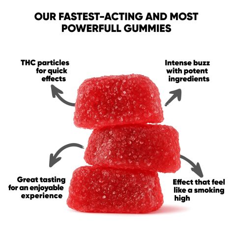 10mg Delta 9 Gummies - Strawberry - Chill Plus - Thumbnail 10