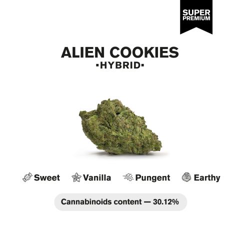 Alien Cookies Flower – Hybrid – THCA - Thumbnail 5