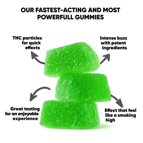 7mg Wake Up Nano Gummies - D9 & THCV Nano - Morning Fruits - D9 THC - Thumbnail 10