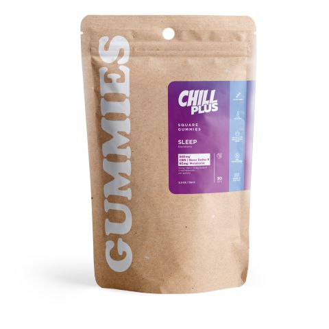 20mg D9, CBN, Melatonin Gummies - Blackberry - Chill Plus - Thumbnail 3