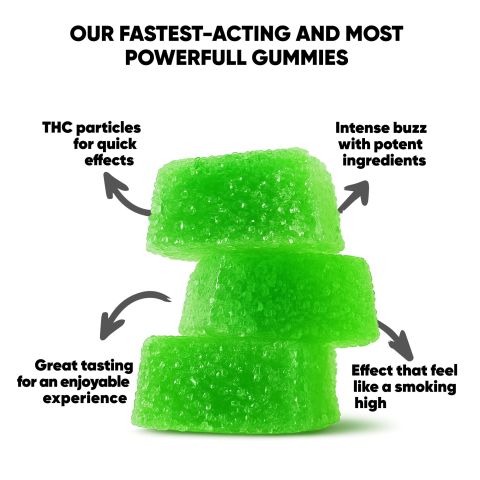 10mg Terpene Gummies - Green Apple - Terps Gummies - Thumbnail 10