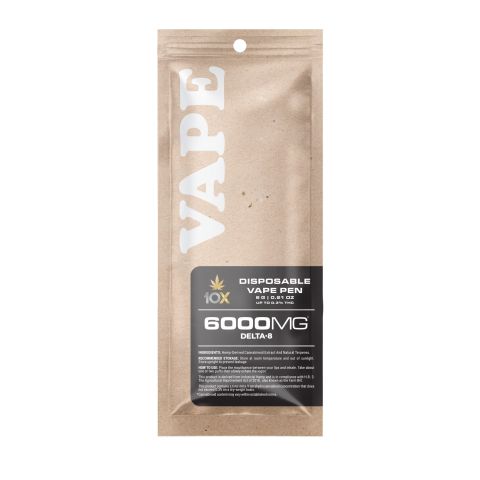 6000mg D8 Vape Pen - Grand Daddy Pluto - Indica - 6ml - 10X - Thumbnail 2