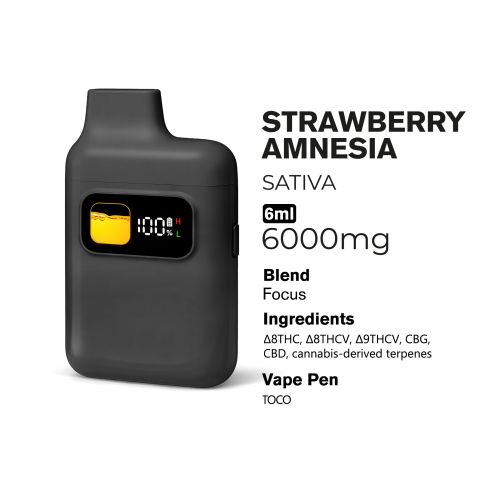 Focus Blend - 6000mg Vape Pen - Sativa - 6ml - Blends by Fresh - Thumbnail 3