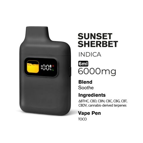 Soothe Blend - 6000mg Vape Pen - Indica - 6ml - Blends by Fresh - Thumbnail 3