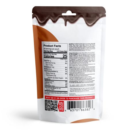 100mg Milk Chocolate Waffle Cones - D8 & THCP - Chill Plus - Thumbnail 8