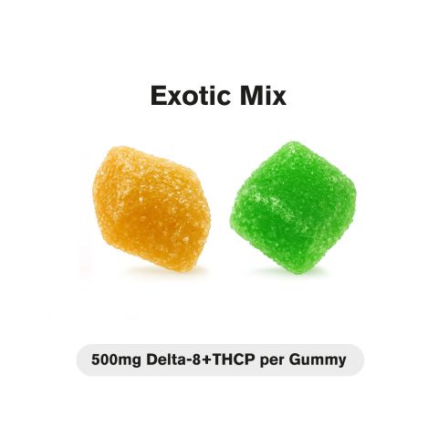 500mg D8, THCP, Cannabinoid Blends Gummies - Exotic Mix - Hocus Pocus - Thumbnail 2