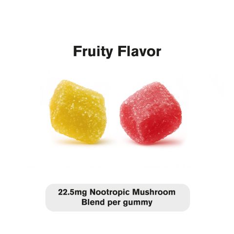 22.5mg Nootropic Mushroom Blend Gummies - Mushroom Blend - Fruity Mix - Hocus Pocus - Thumbnail 4
