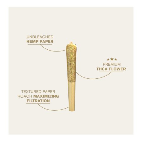 0.5g Red Congolese Mini Pre-Roll - Sativa - THCA - 5 Joints - Thumbnail 2