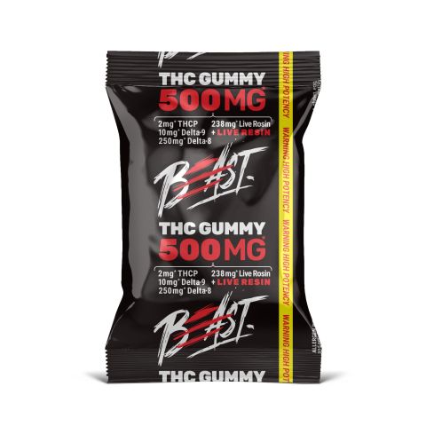 500mg D8, D9, THCP, Live Resin Gummies - Beast - Thumbnail 7
