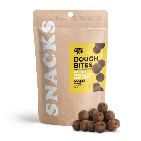 10mg Delta 8 Dough Bites - Double Chocolate Chip Bites - Chill Plus - Thumbnail 2