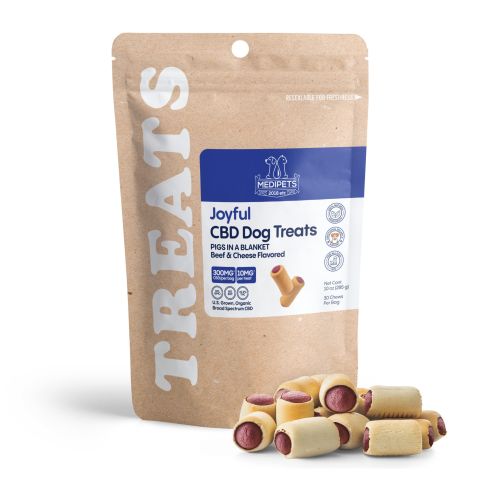 300mg CBD Pet Treats For Dogs - Pigs in a Blanket - MediPets - Thumbnail 2