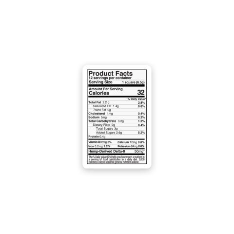600mg Milk Chocolate & Caramel Bar – Delta 8 – Chill Plus - Thumbnail 8