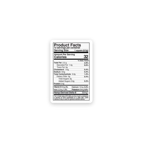 600mg Milk Chocolate & Candies Bar – Delta 8 – Chill Plus - Thumbnail 8
