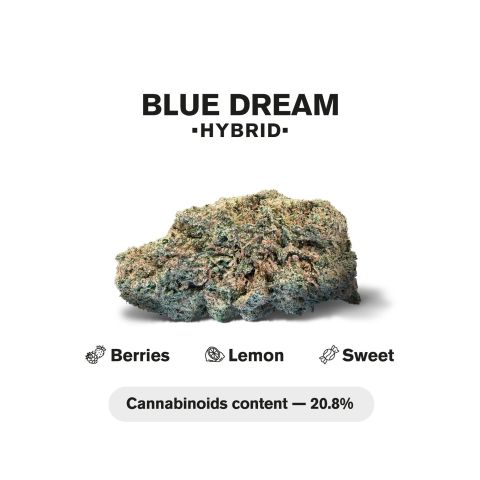 Blue Dream Flower – Hybrid – THCA - Thumbnail 3