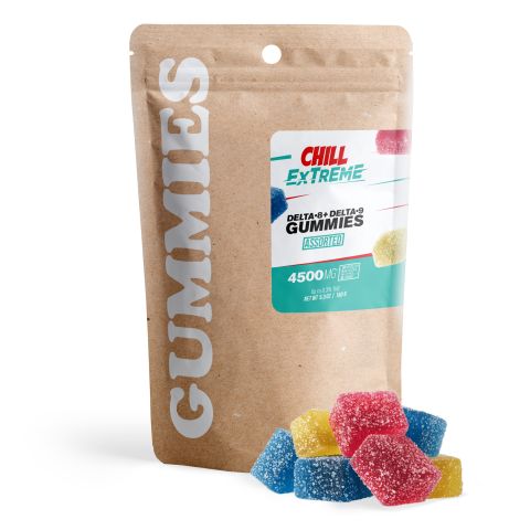 150mg D8 & D9 Gummies - Mixed Fruits - Chill Extreme - Thumbnail 3